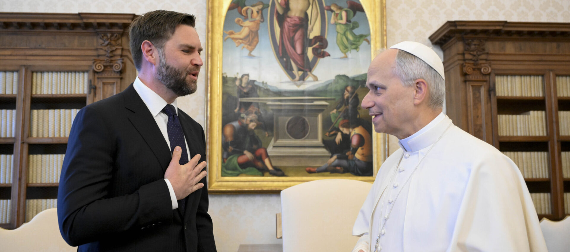 Le vice-président J.D. Vance a rencontré le pape Léon XIV le 19 mai 2025 | © Vatican Media