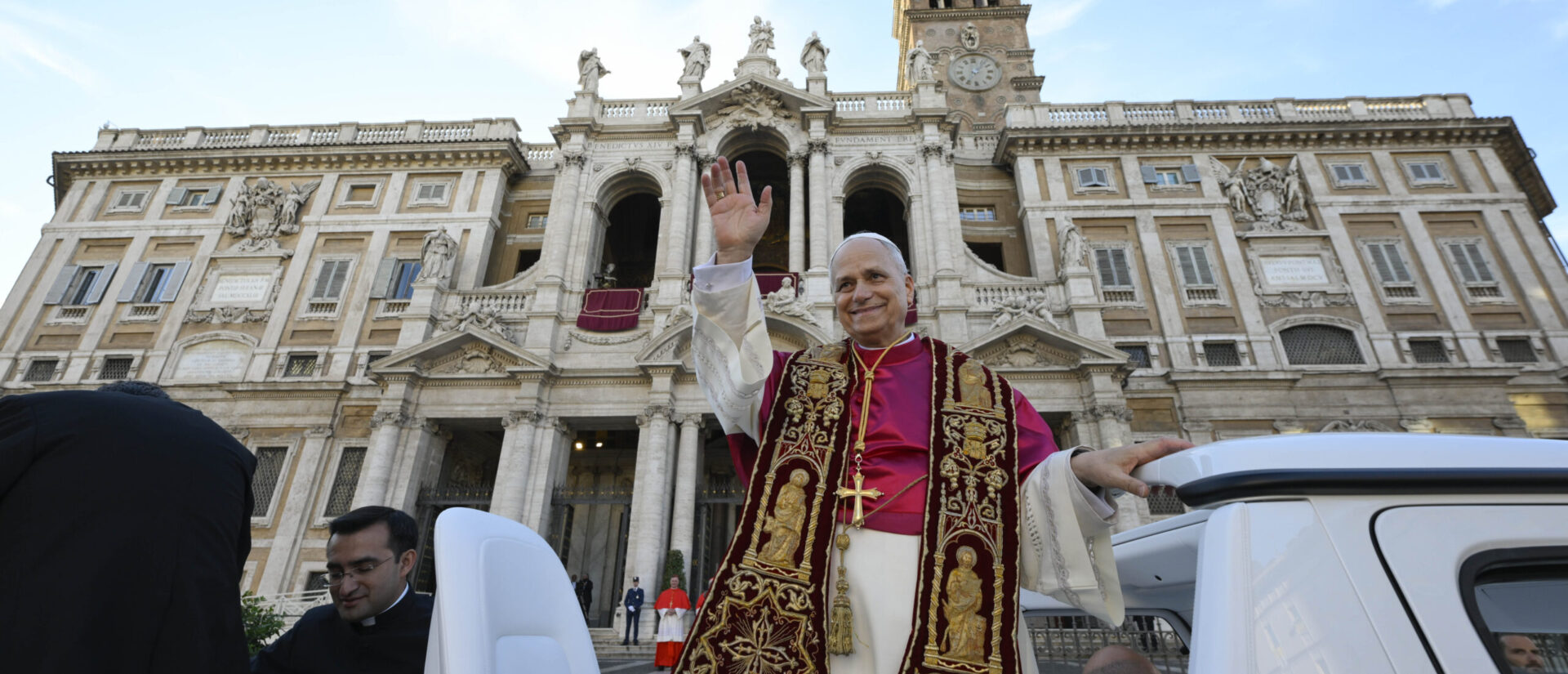 Le pape Léon XIV s'est rendu le 25 mai en soirée à la basilique Ste-Marie-Majeure à Rome | © Vatican Media