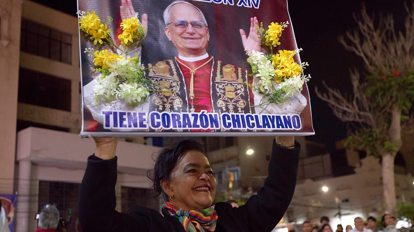 Chiclayo, au Pérou, célèbre son pape | © KEYSTONE/DPA/Jao Yamunaque