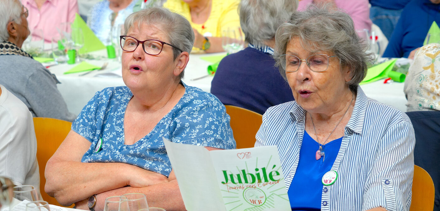 Deux participantes au jubilé du MCR, le 11 juin 2025, à Payerne | © DR
