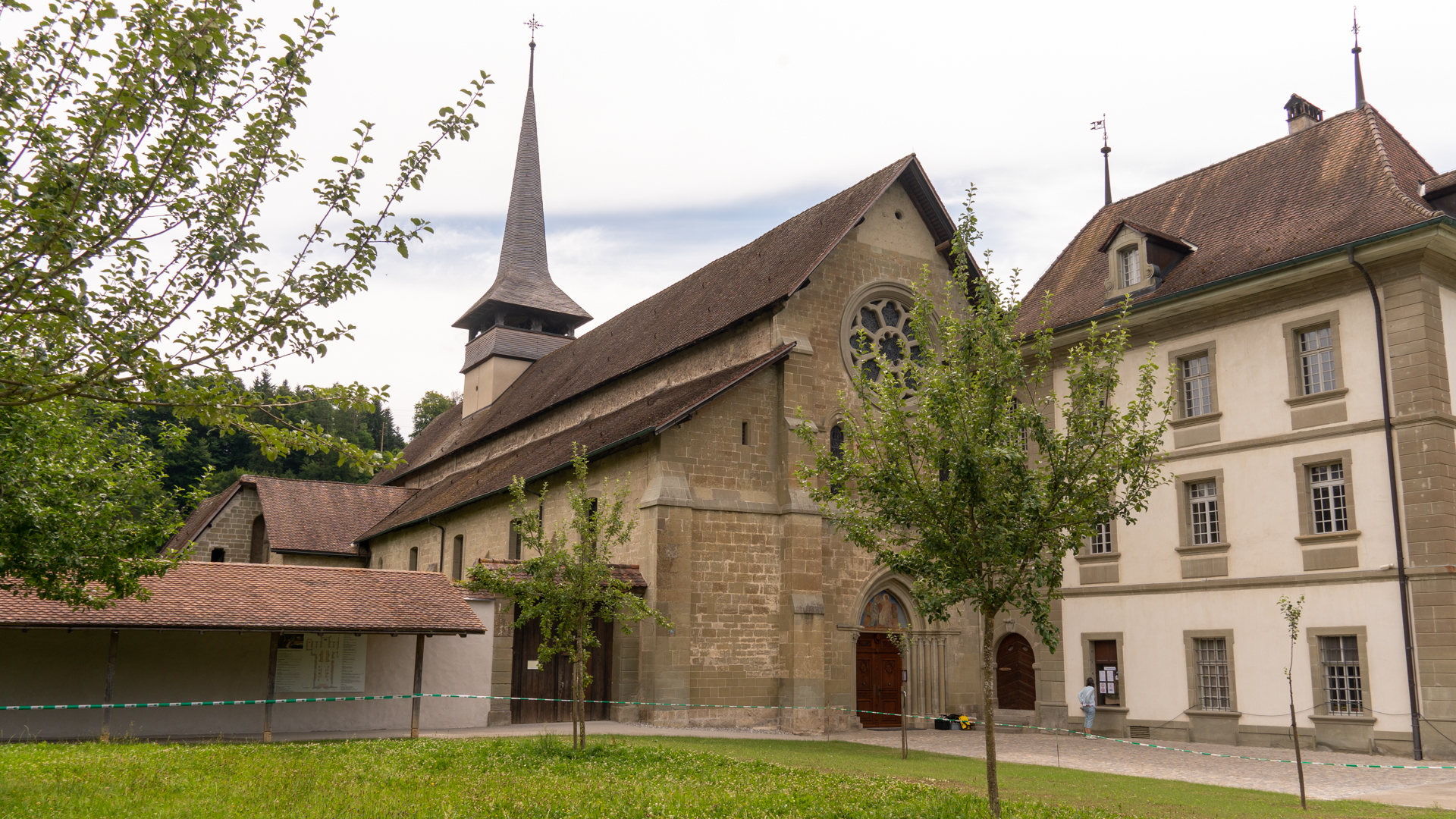 L'église de l'Abbaye d'Hauterive (FR) remonte à  1150 | © Maurice Page