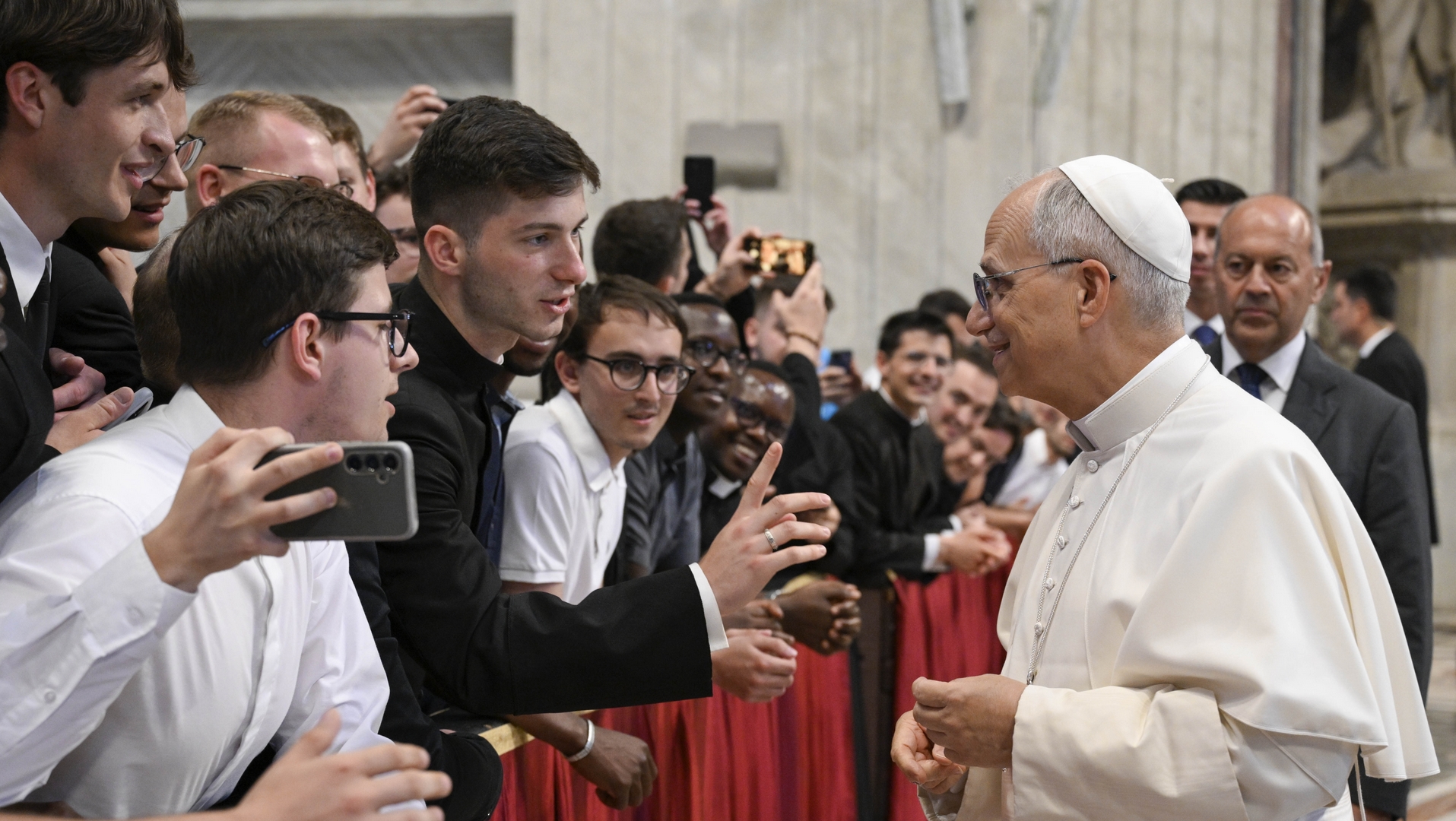 Le pape Léon XIV à la rencontre des séminaristes | Vatican Media