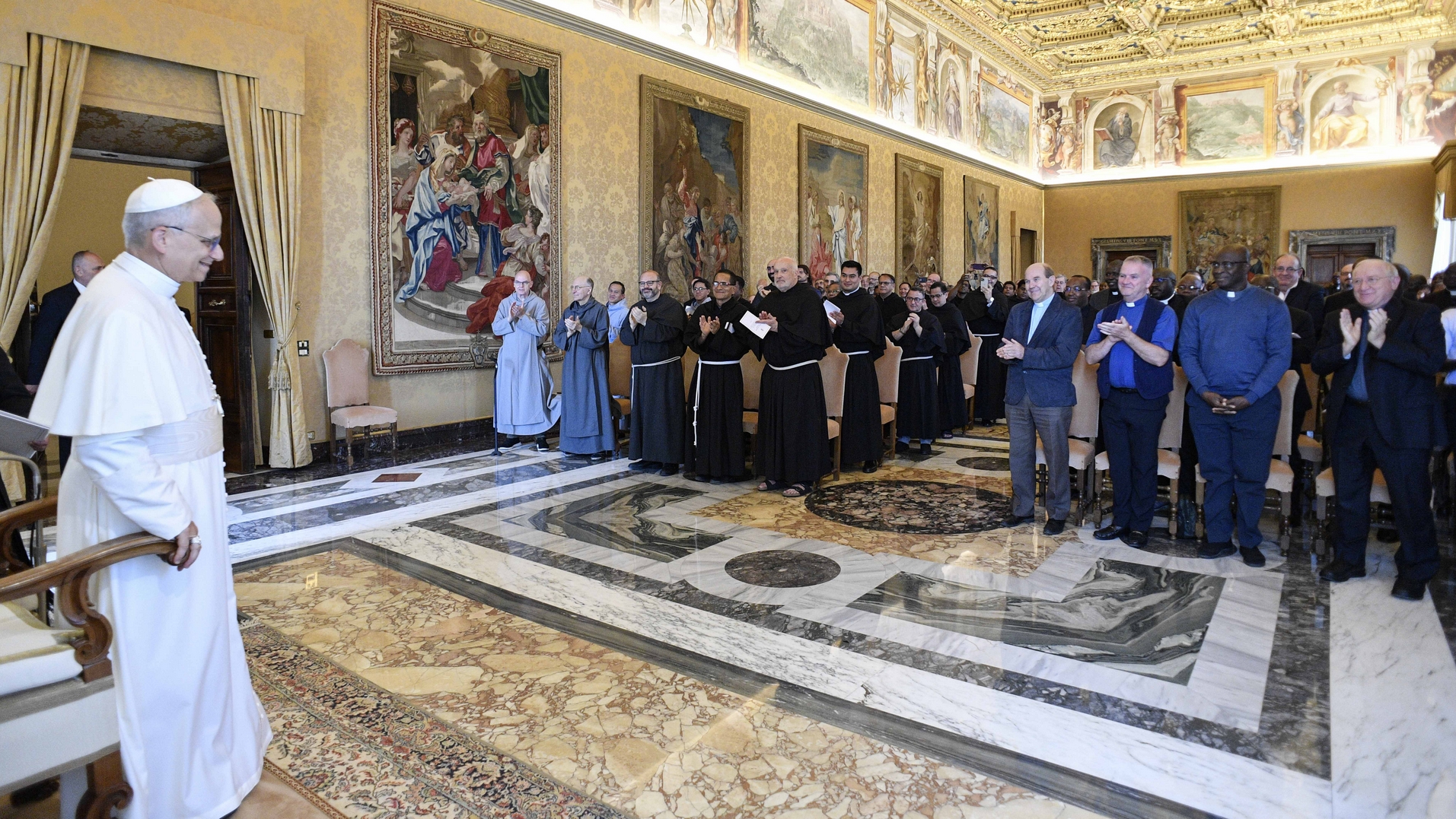Léon XIV reçoit des responsables de congrégations religieuses |  © Vatican Media
