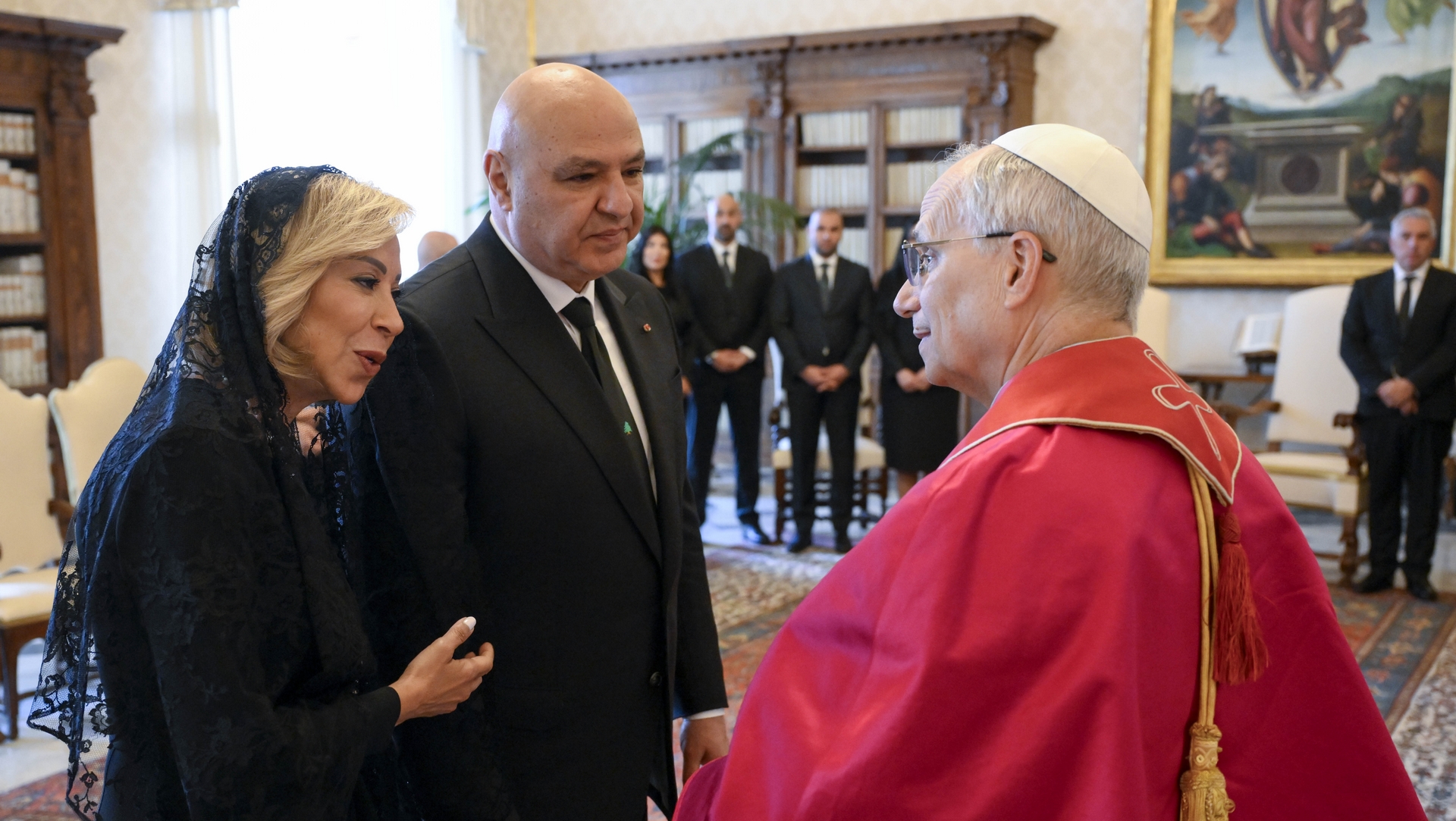 Le pape Léon XIV reçoit le président libanais Jospeh Aoun | Vatican Media 