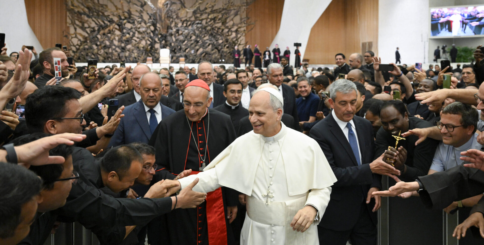 Le pape Léon XIV a rencontré le 12 juin 2025 les prêtres du diocèse de Rome | © Vatican Media