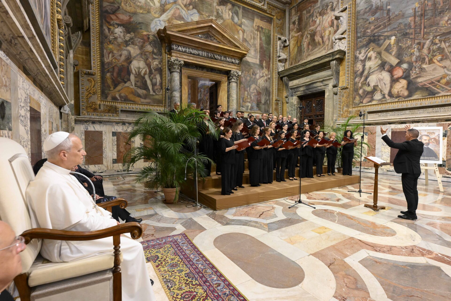 Concert au Vatican à l'occasion des 500 ans du compositeur Palestrina, 18 juin 2025 | © Vatican media