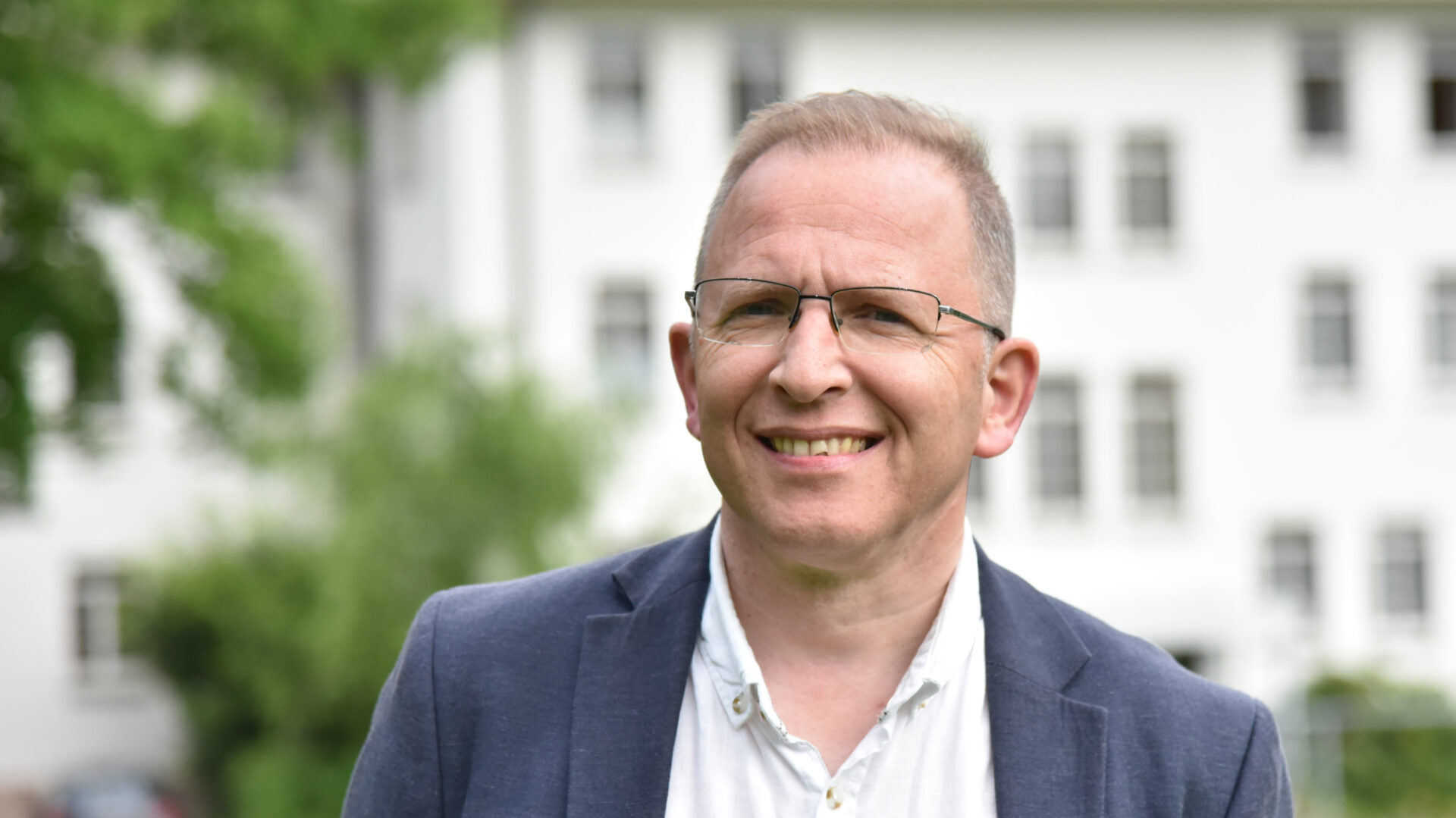 Le professeur de philosophie Vincent Aubin est le nouveau directeur de l'institut Philanthropos, à Fribourg | © Raphaël Zbinden