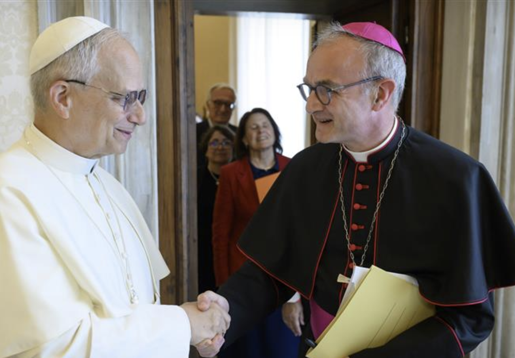 Le pape Léon XIV et Mgr Thibault Verny | © Commission pontificale pour la protection des mineurs