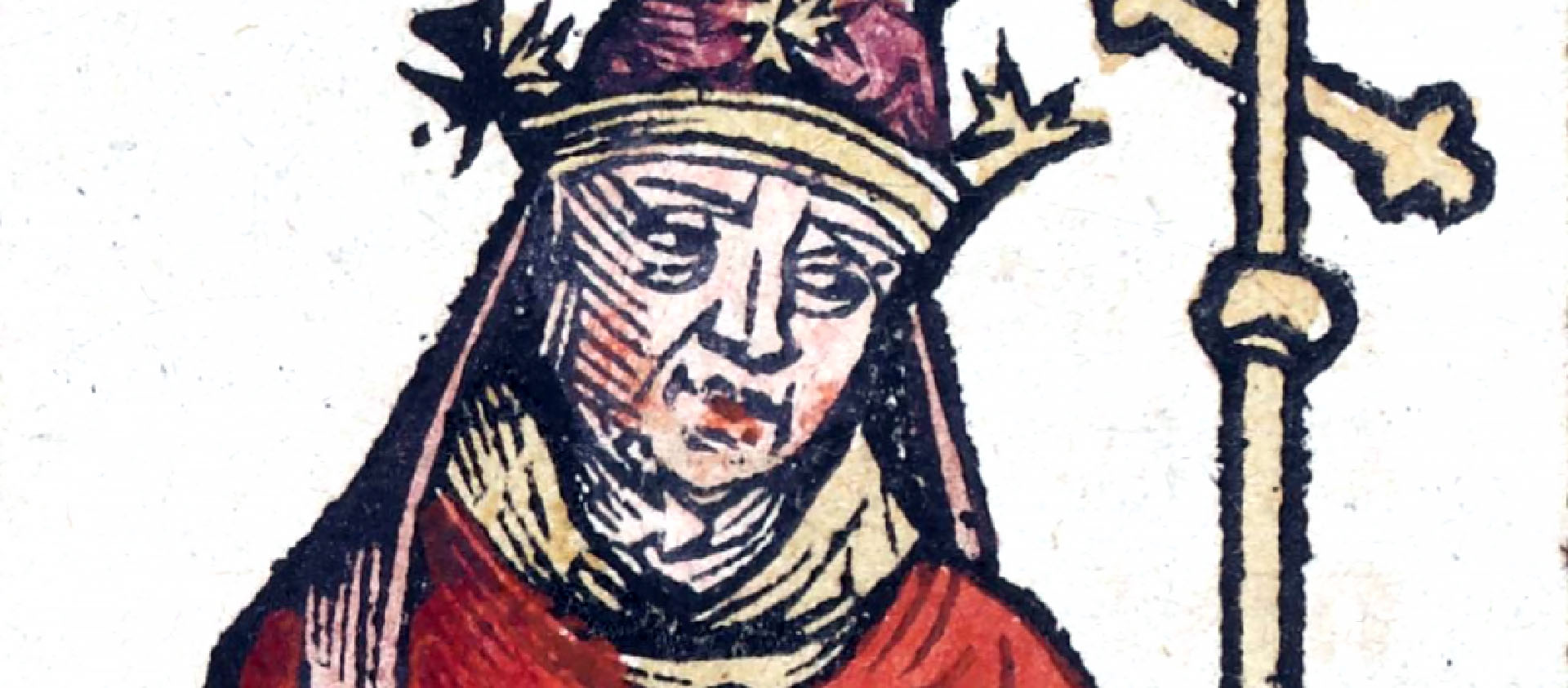 Léon VIII vu par la Chronique de Nuremberg en 1493. Librairie digitale de l'université de Cambridge. | Wikipedia Commons