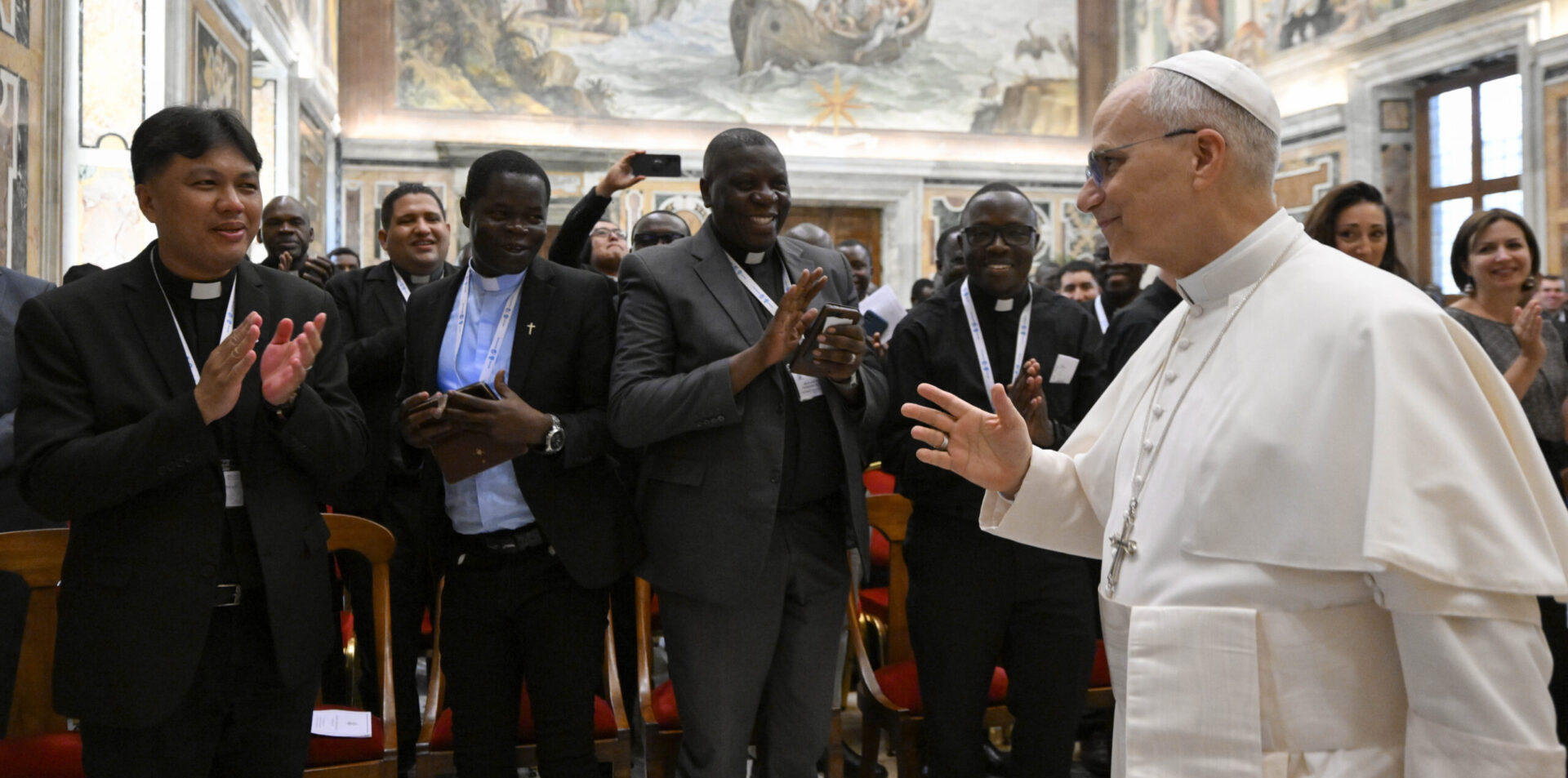 Le pape Léon XIV a reçu, le 25 juillet 2025, des formateurs et des religieux xavériens | © Vatican Media