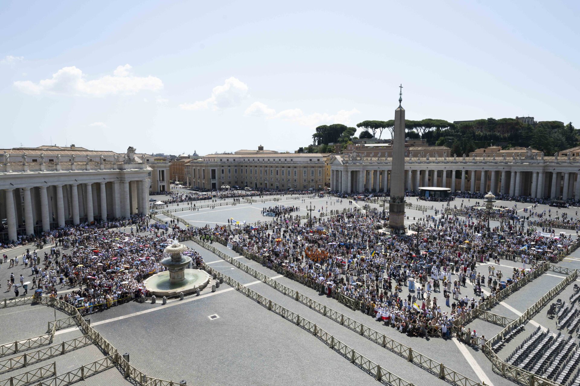 La place St-Pierre de Rome sous la canicule, 6 juillet 2025 | © Vatican media