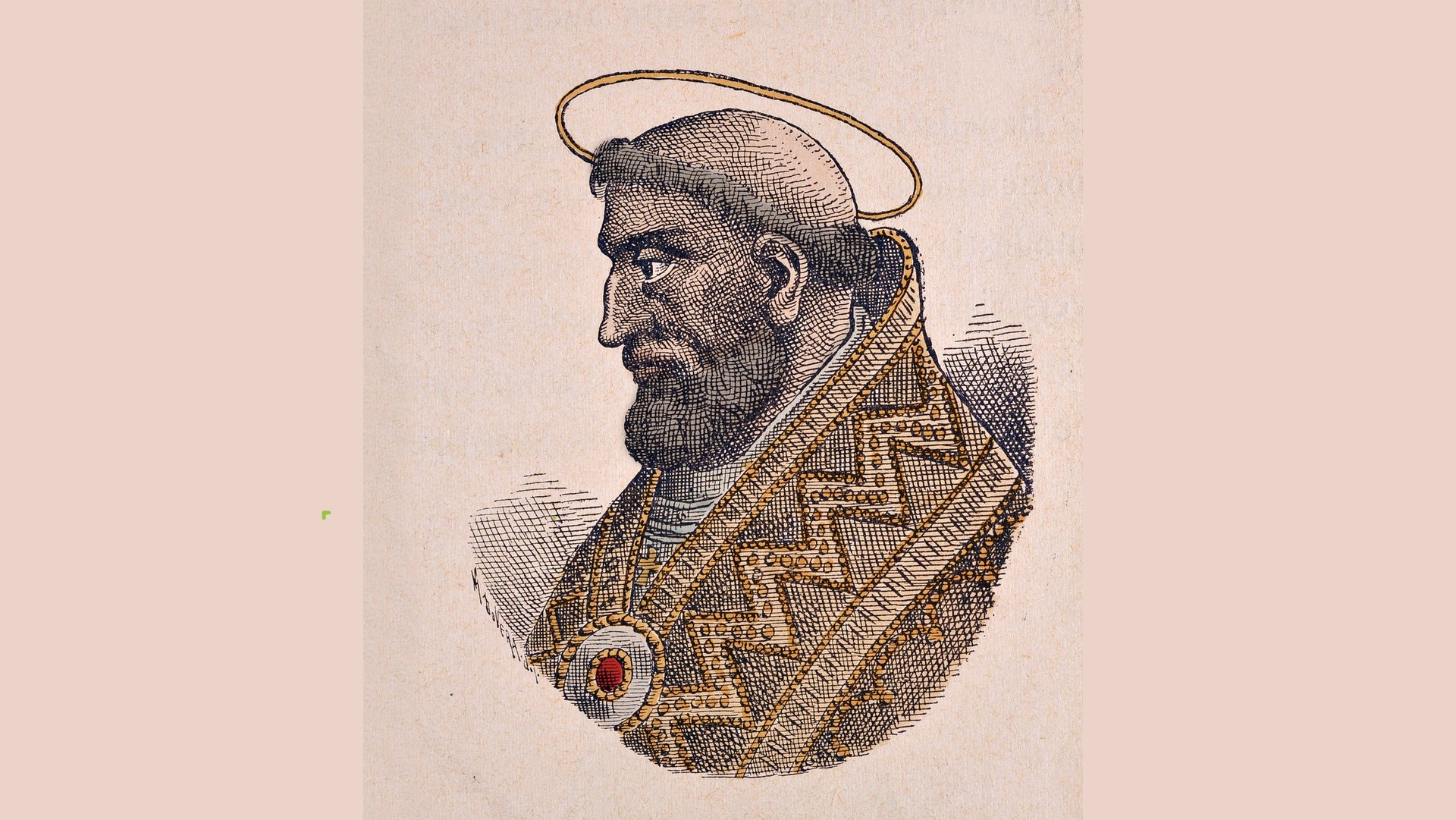 Le saint pape Léon II régna entre 682 et 683 