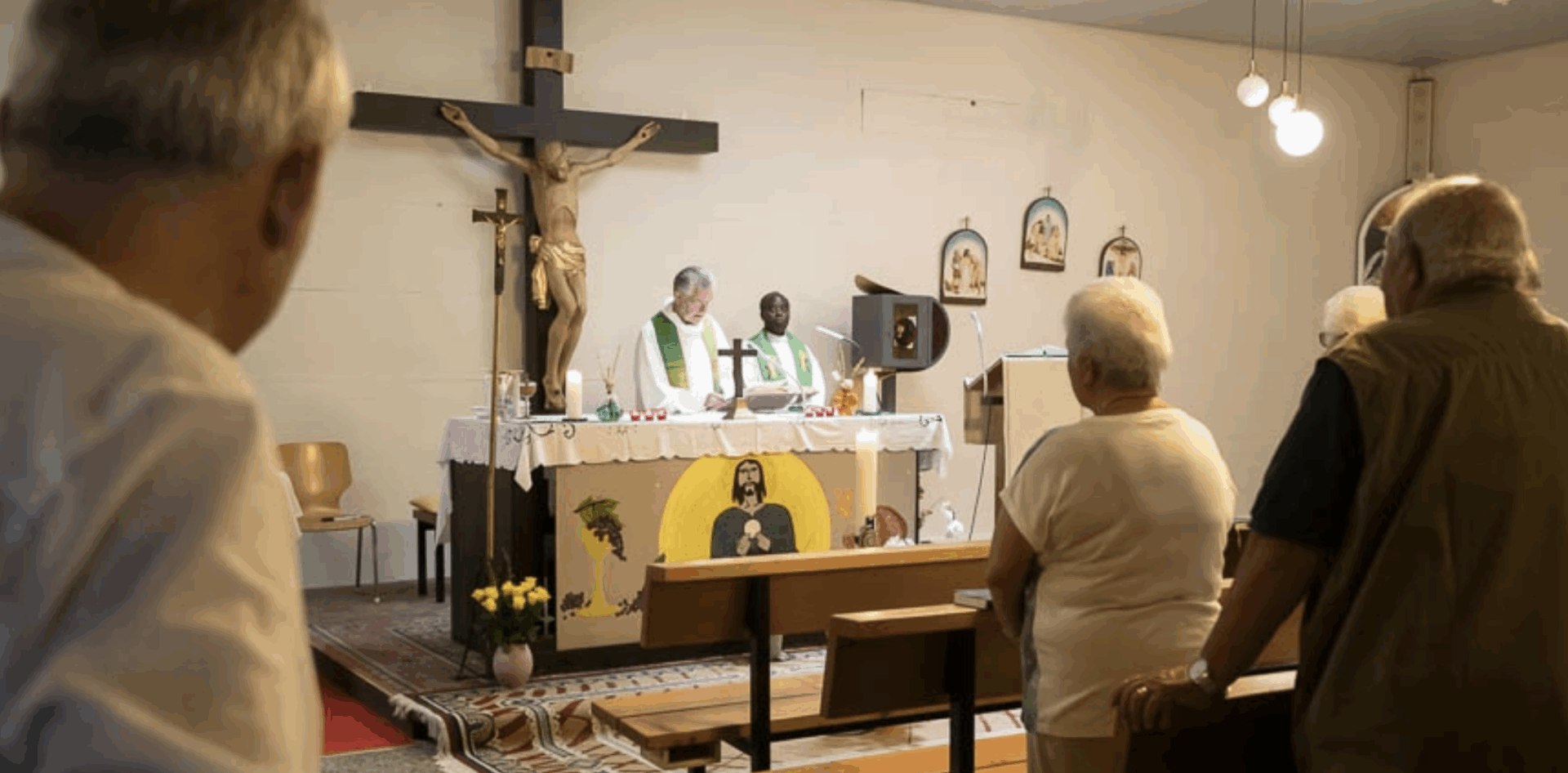 Cérémonie de désacralisation de la chapelle St-Georges, le 6 juillet 2025, à Yverdon-les-Bains | © Olivier Gisiger/ECVD