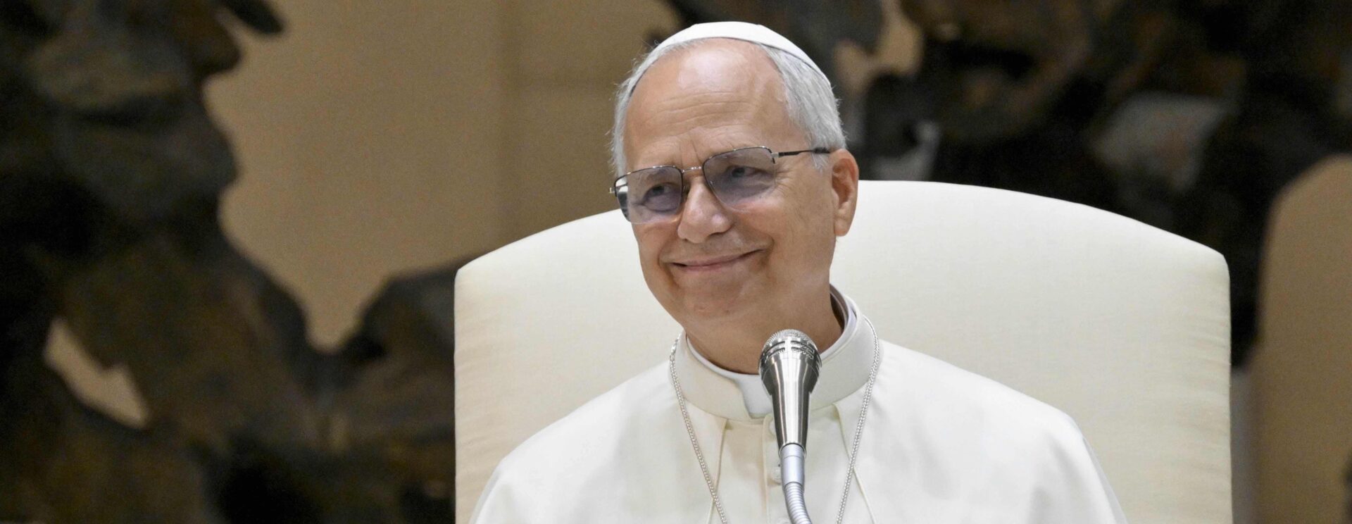 Léon XIV a appelé au pardon, là la "lumière d’un geste de douceur» lors de sa catéchèse du 20 août 2025 | © Vatican media