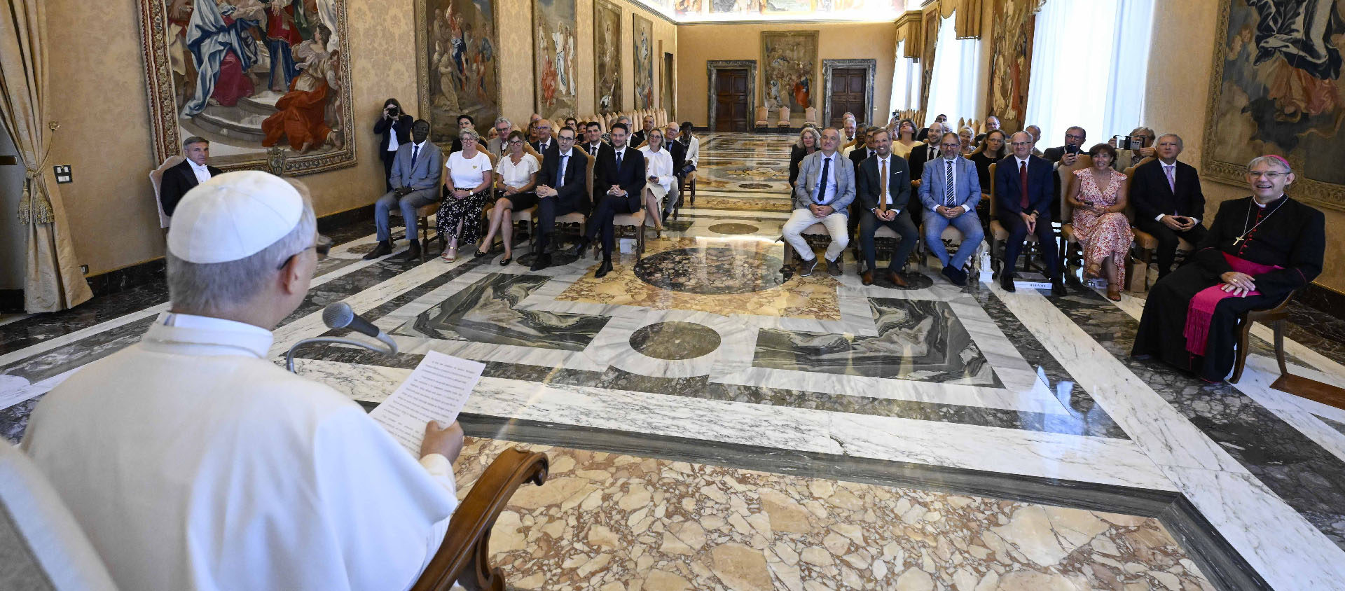 Le pape a regretté que "le Christ et son Église sont parfois ridiculisés" | © Vatican Media
