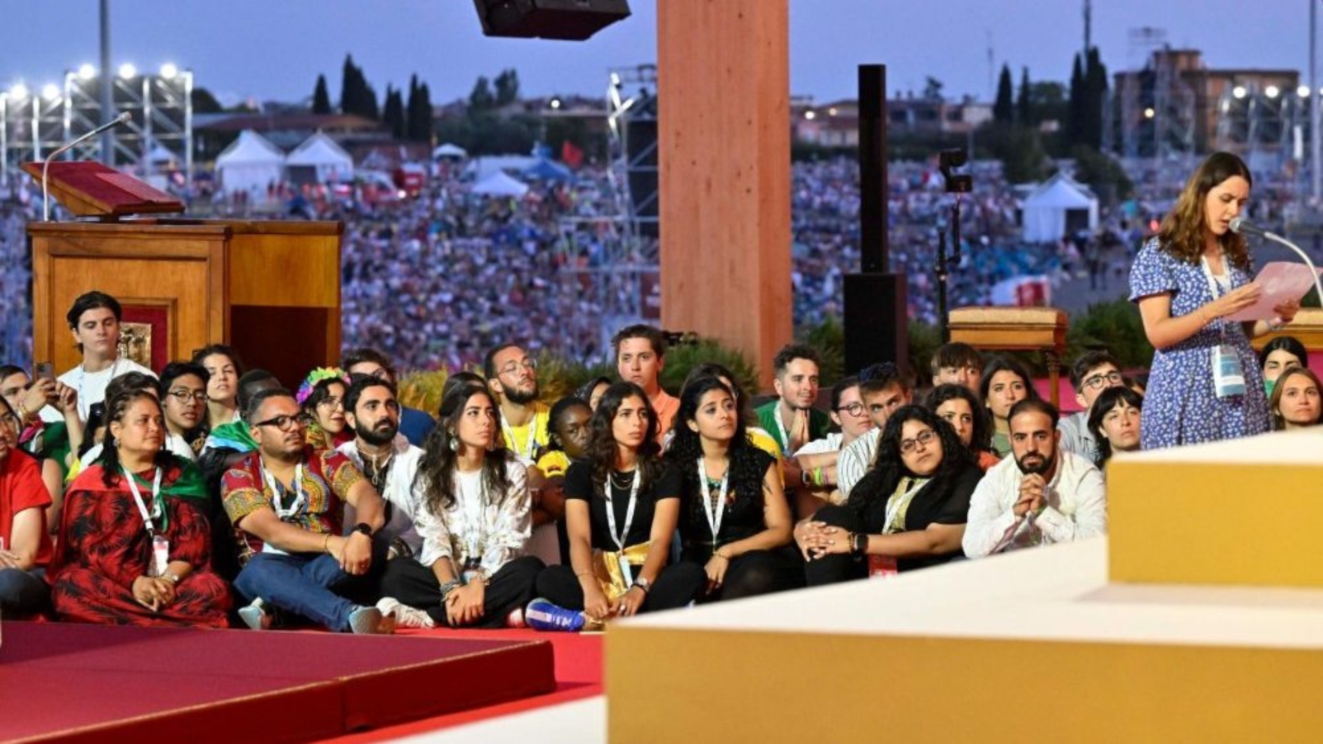 Les jeunes sont venus en masse rencontrer le pape à Tor Vergata  | © Vatican Media