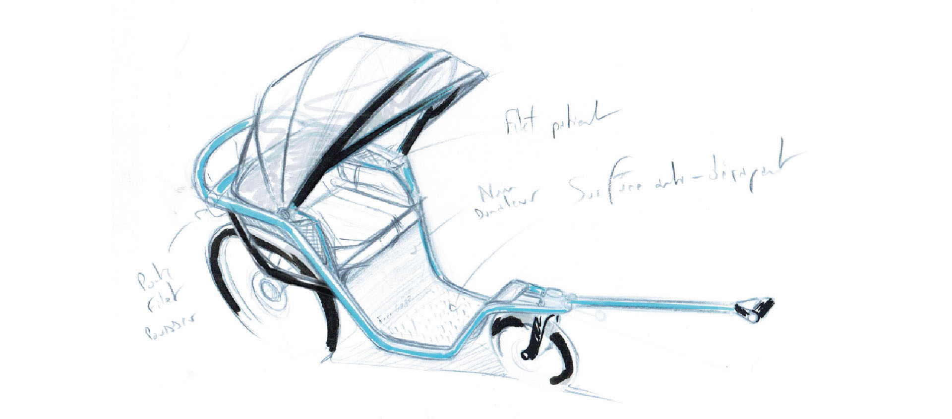 Esquisse d'un prototype de la future voiturette de Lourdes | MILC/com/Lourdes