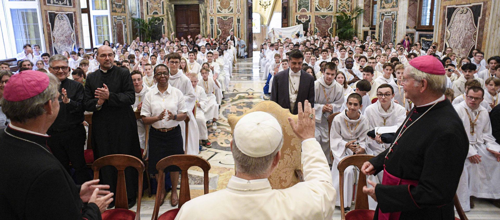 Le pape a vanté la «beauté, le bonheur et la nécessité» de vocation de prêtre | © Vatican Media