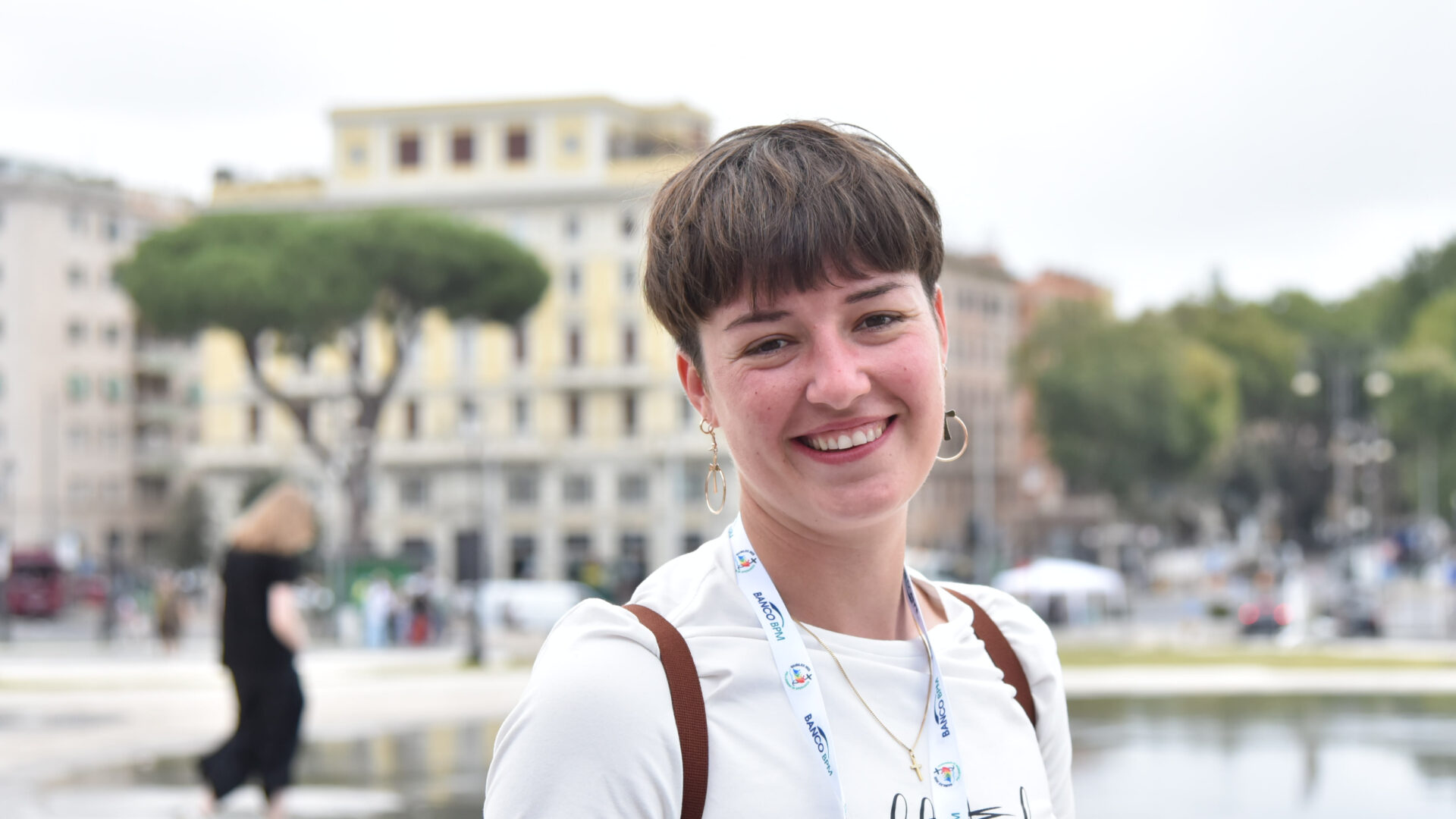 La Fribourgeoise Camille Bangerter a participé au Jubilé des jeunes à Rome | © Raphaël Zbinden