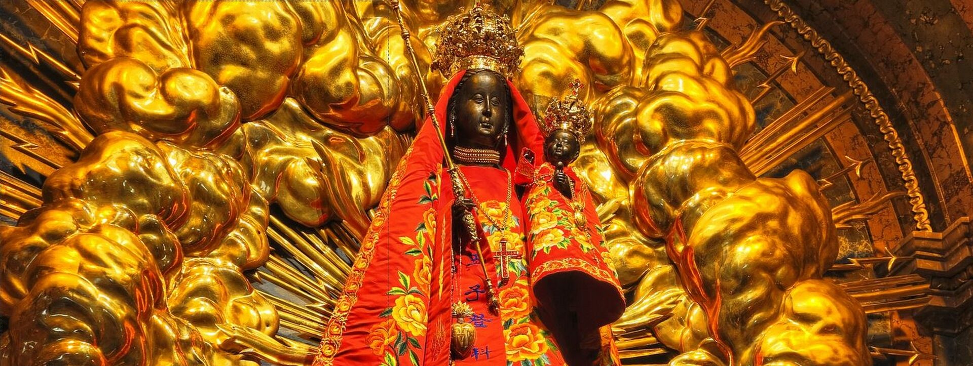 La Vierge noire d'Einsiedeln a subi un acte de vandalisme en novembre 2024 | © 2013 Alwin Gasser / pixelio.de
