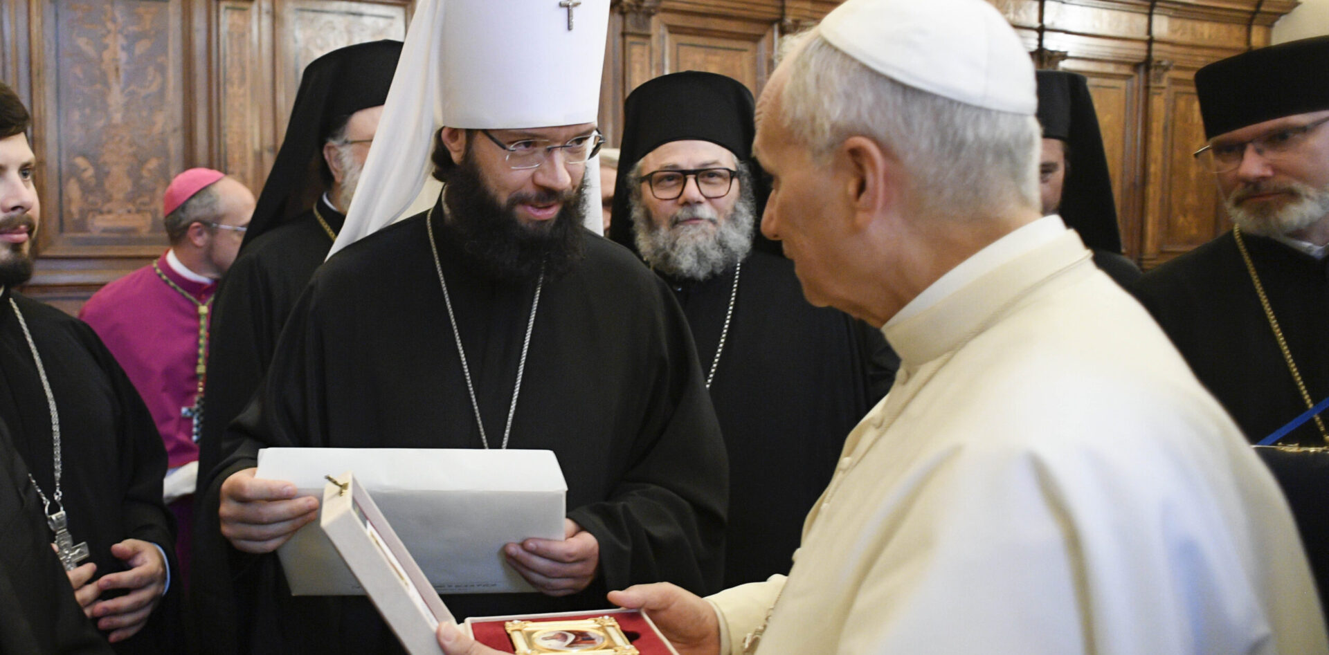 Le 14 septembre 2025, le pape François a commémoré les martyrs du XXIe siècle en rencontrant des représentants d'autres confessions chrétiennes | © Vatican Media