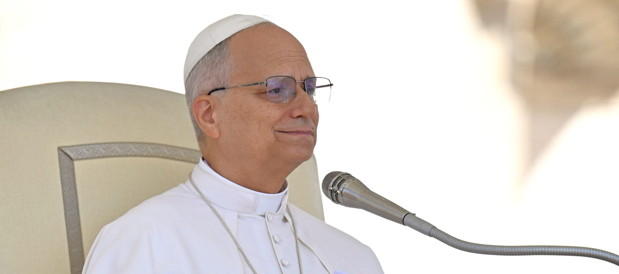 Le cri «peut être la forme extrême de la prière, lorsque nous n’avons plus de mots», a relevé Léon XIV | © Vatican Media