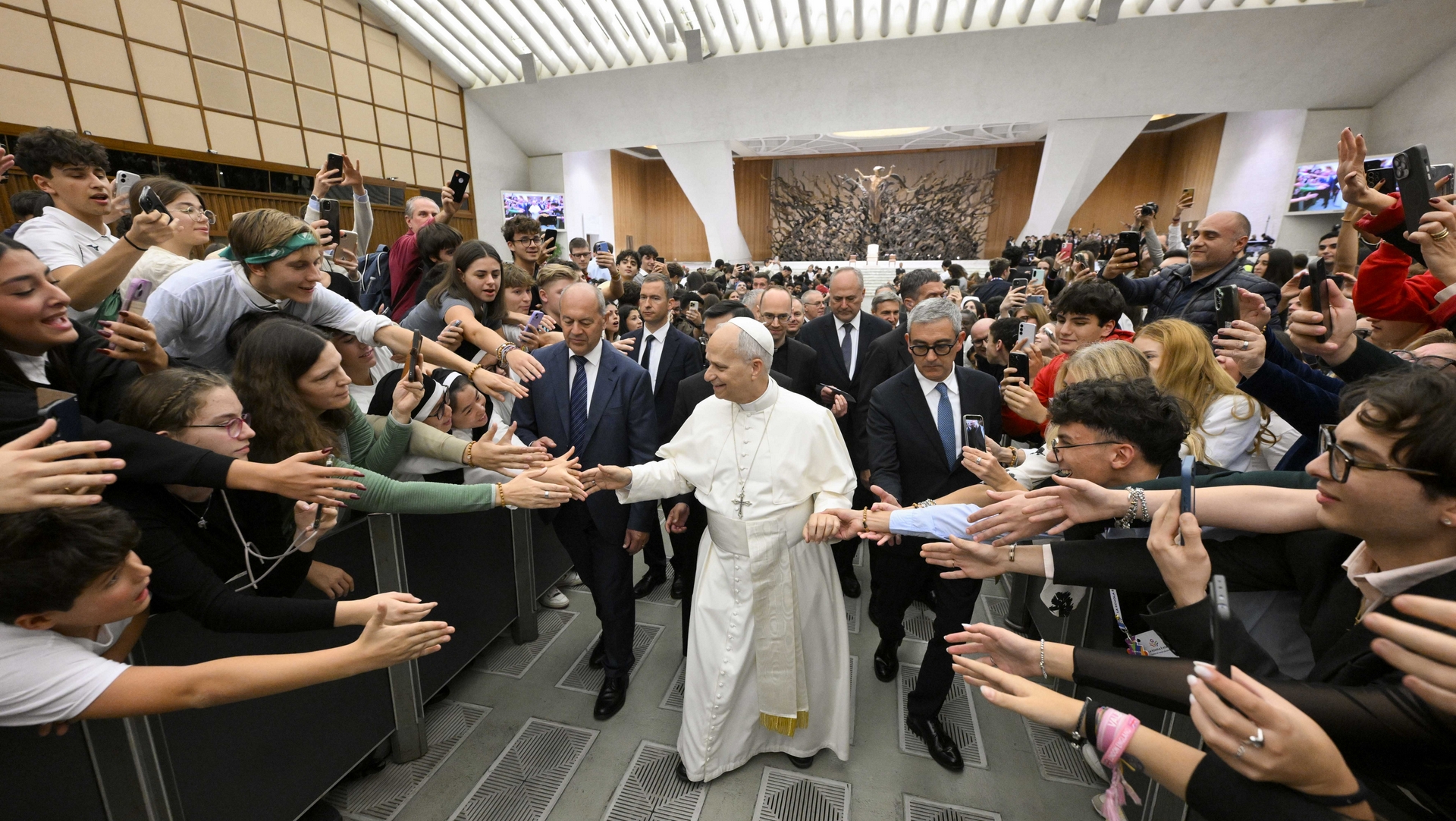 Le pape Léon XIV lors du Jubilé du monde éducatif | © Vatican Media