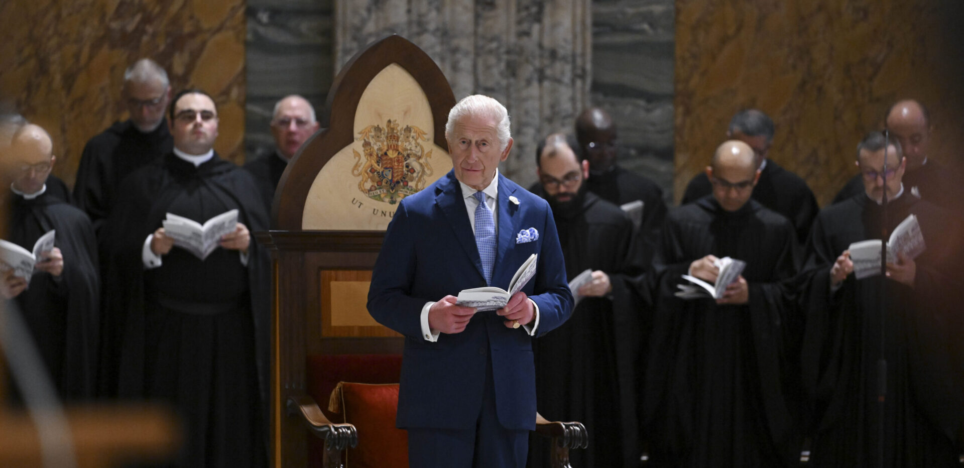 Le roi Charles III a prié dans la Chapelle sixtine, le 23 octobre 2025 | © Vatican Media