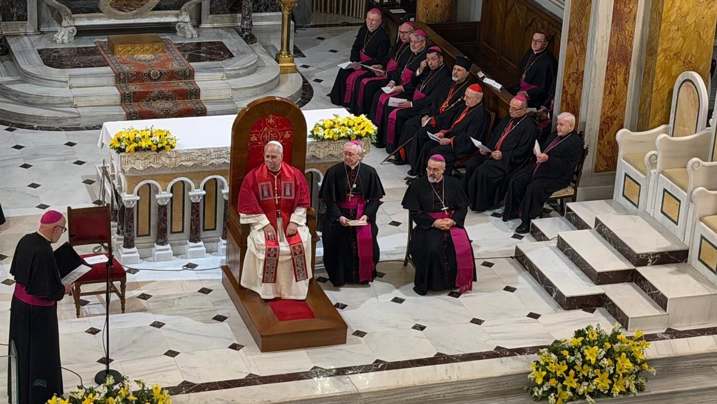 Le pape Léon XIV en visite à la cathédrale d'Istanbul | Hugues Lefèvre I.MEDIA 