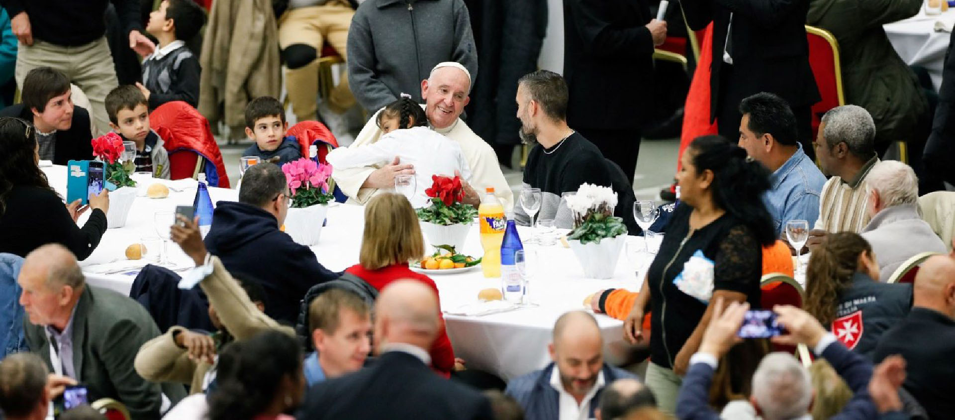 Le pape François, ici au jubilé des pauvres en 2022, a instauré la Journée mondiale des pauvres en 2017 | © Vatican Media