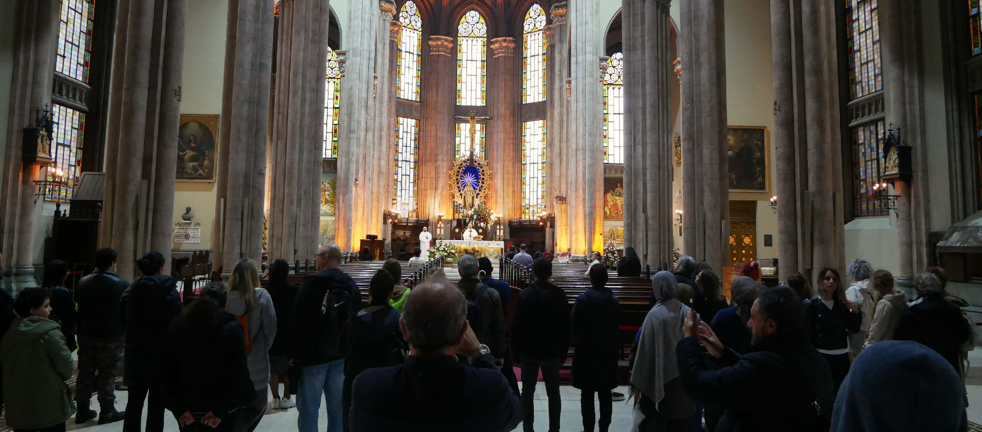 L’église de briques rouges Saint-Antoine de Padoue est la plus visitée d'Istanbul. Le pape s'y arrêtera lors de sa visite en Turquie | © Mathilde Warda