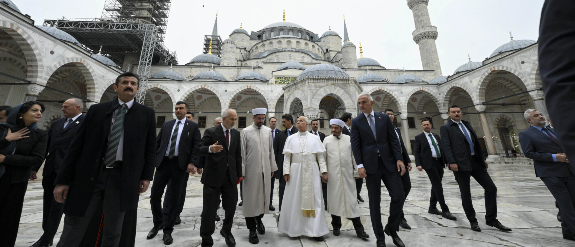 Le 29 novembre 2025, le pape Léon XIV a visité la Mosquée bleue d'Istanbul | © Vatican Media