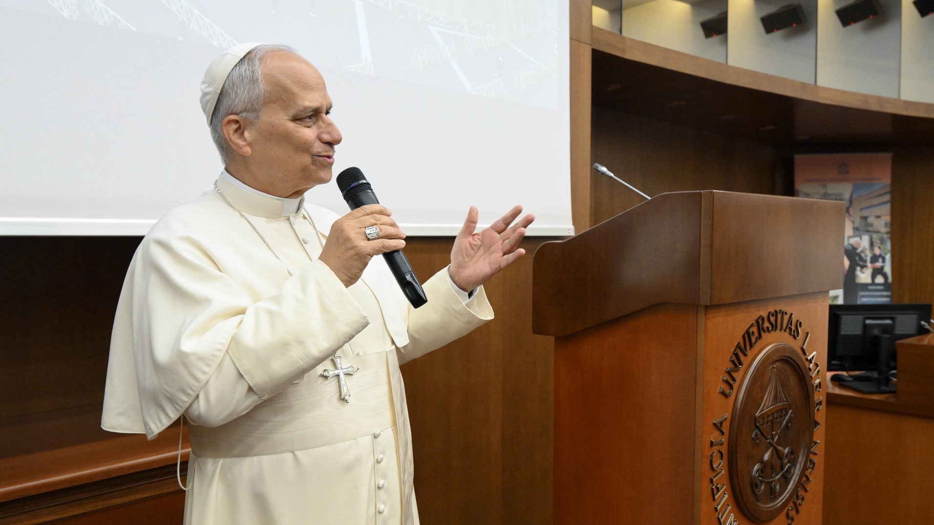 Le pape Léon XIV s'exprime à l'Université pontificale du Latran | Vatican Media