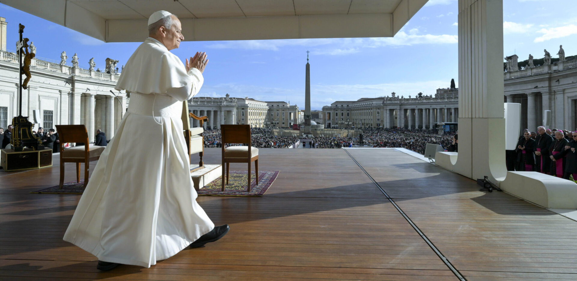 Léon XIV a pris le contrepied de certaines réformes de François, surtout dans le domaine administratif | photo: à l'audience générale du 26 novembre 2025 © Vatican Media