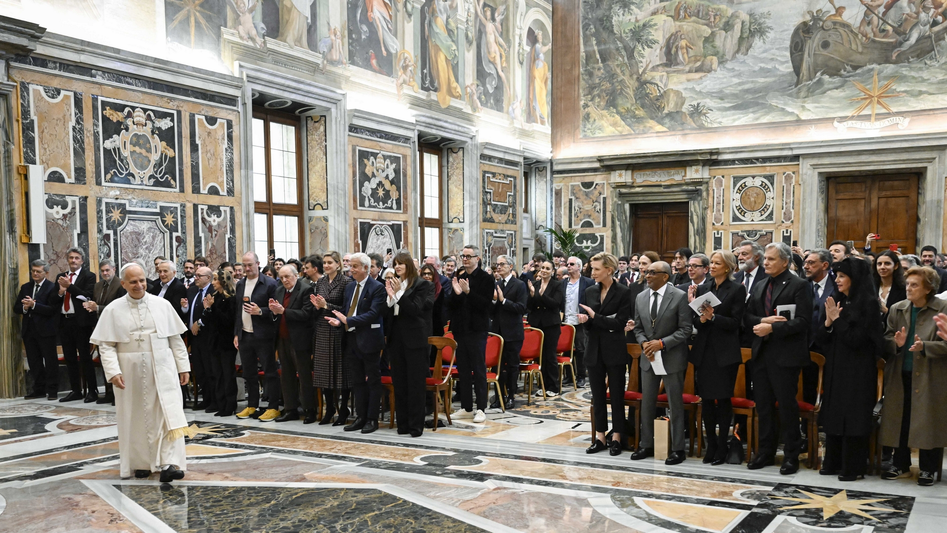 Le pape Léon XIV rencontre le monde du cinéma | © Vatican Media