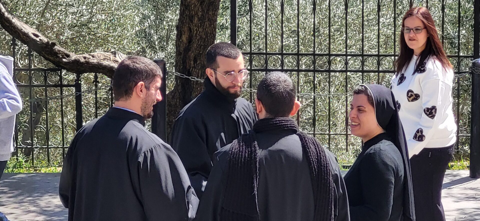Moines du monastère maronite de Mar Chaaya, Metn, Mont Liban, mars 2025 | © Lucienne Bittar