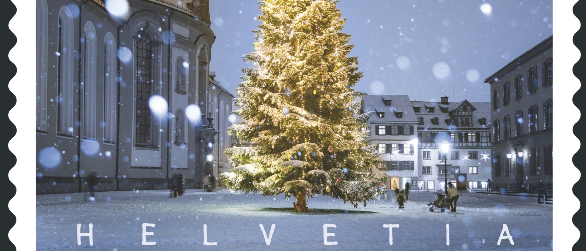 Le sapin de Noël de St-Gall illustre un nouveau timbre | Sandro Reichmuth