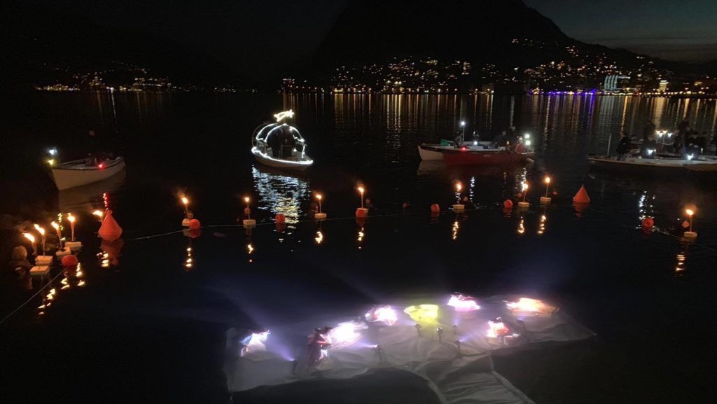 La crèche subaquatique du Lac de Lugano est devenue une tradition | www.Lugano.sub 