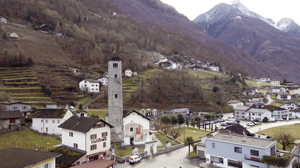 L’église san Marino, dans la village tessinois de Malvaglia (Photo RSI)
