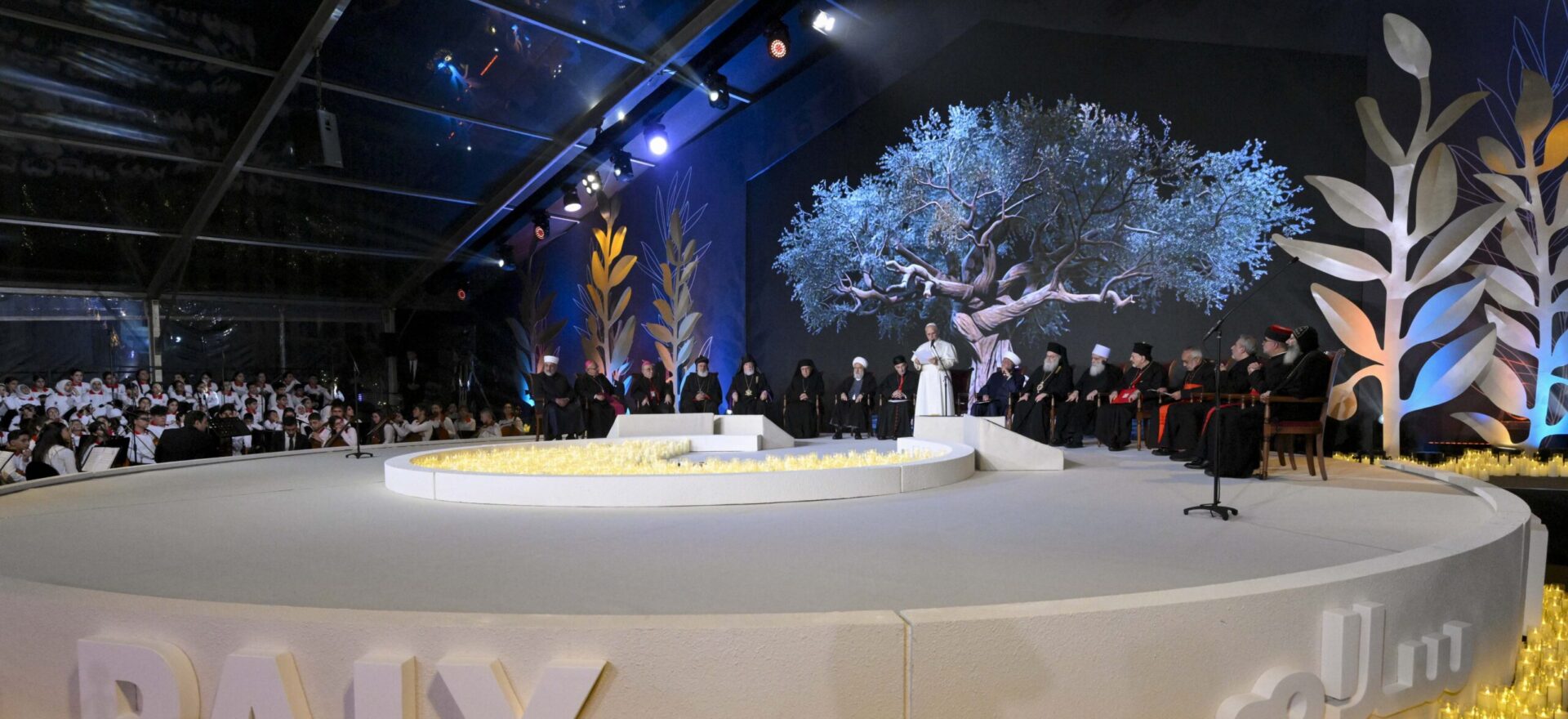 Sur la Place des Martyrs, le 1er décembre 2025 à Beyrouth, le pape Léon XIV a appelé les Libanais à être des "artisans de paix" | © Vatican Media