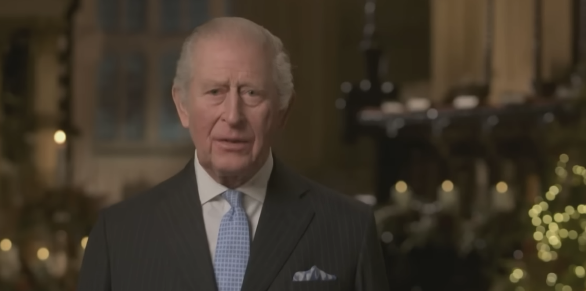 Le roi Charles III a commencé son message de Noël 2025 en évoquant sa visite au Vatican | capture d'écran BBC/YouTube