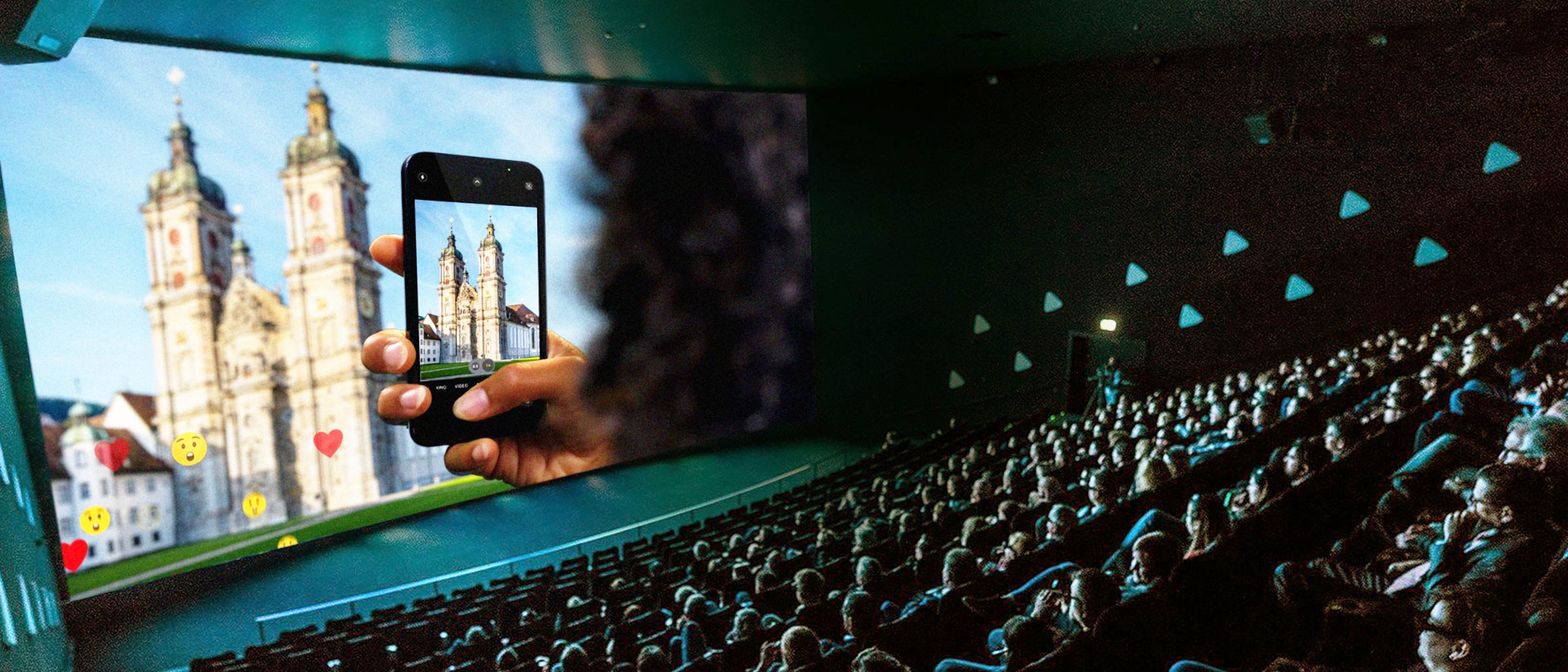 Le spot publicitaire sur les impôts ecclésiastiques est diffusé dans les salles de cinéma du canton de St-Gall | © Roger Fuchs