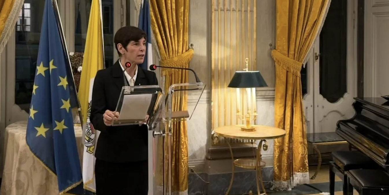 Florence Mangin, ambassadrice de France près le Saint-Siège, termine sa carrière diplomatique en décembre 2025 | © Hugues Lefèvre, I.MEDIA