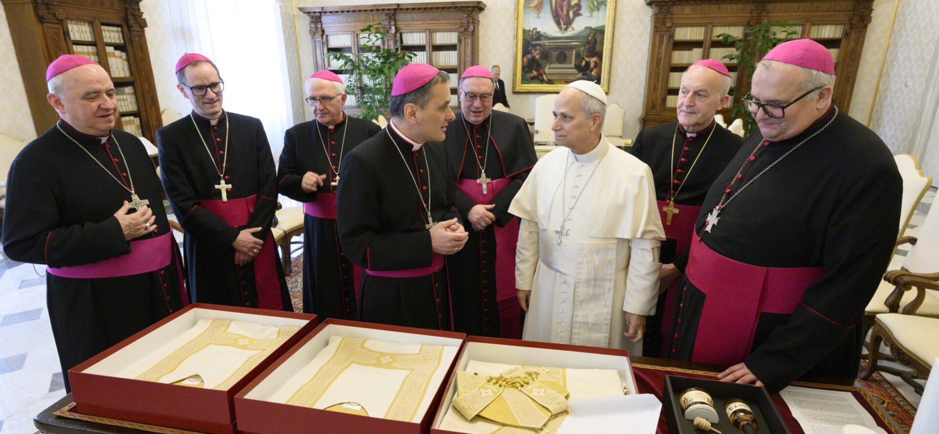 Après une pause d'un an, les visites ad limina ont repris le 23 janvier 2026 avec la venue à Rome des évêques de Slovénie | © Vatican Media