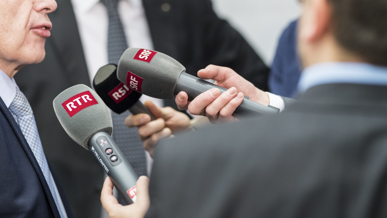 Le service public, un média indispensable pour la démocrratie  | KEYSTONE/Alessandro della Valle