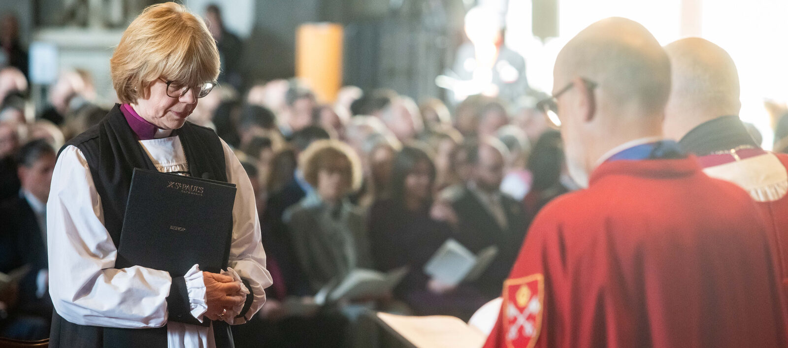 Sarah Mullally a officiellement pris ses fonctions d'archevêque de Canterbury le 28 janvier 2026 dans l'église St-Paul de Londres | © KEYSTONE/PRESS ASSOCIATION IMAGES/Jeff Moore