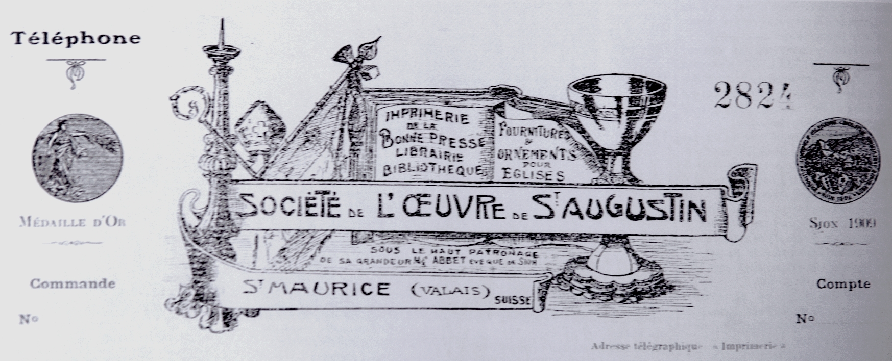 En 1909, l'entête de l'OSA est tout un programme |  © Oeuvre Saint Augustin