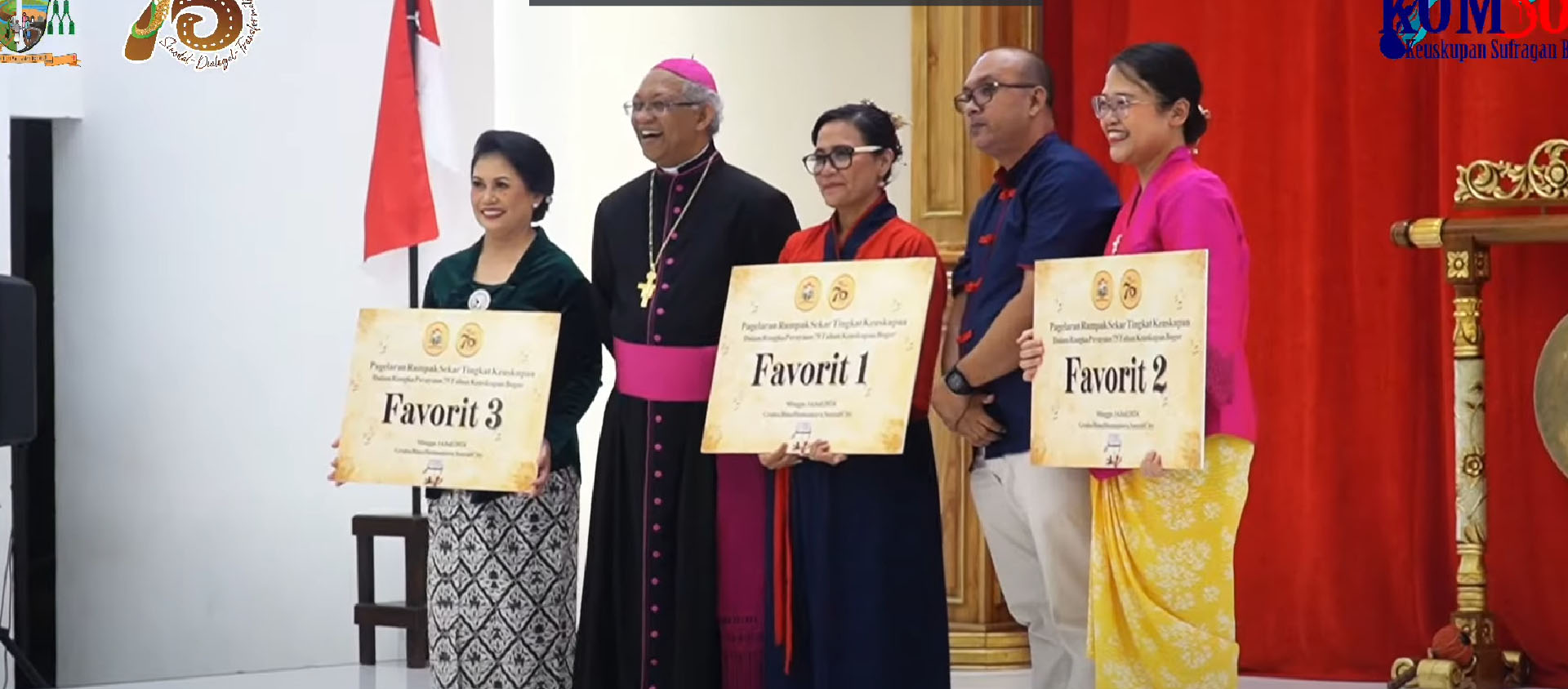 En 2024, le pape François avait accepté la renonciation au cardinalat de Mgr Syukur | © Komisi Komsos Keuskupan Bogor (YouTube)