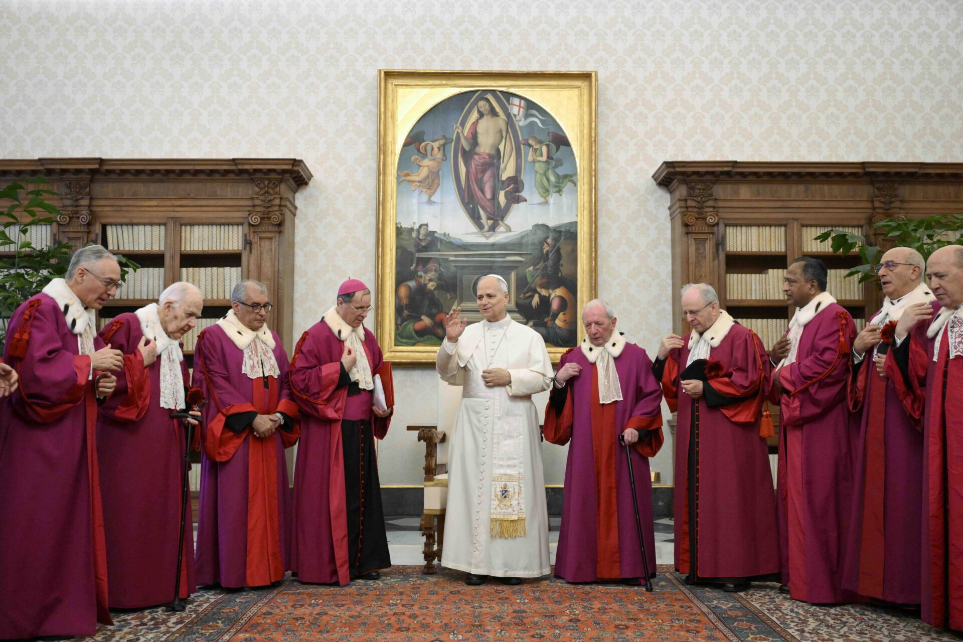 Léon XIV recevant les prélats de la Rote romaine, 6 janvier 2026 | © Vatican Media