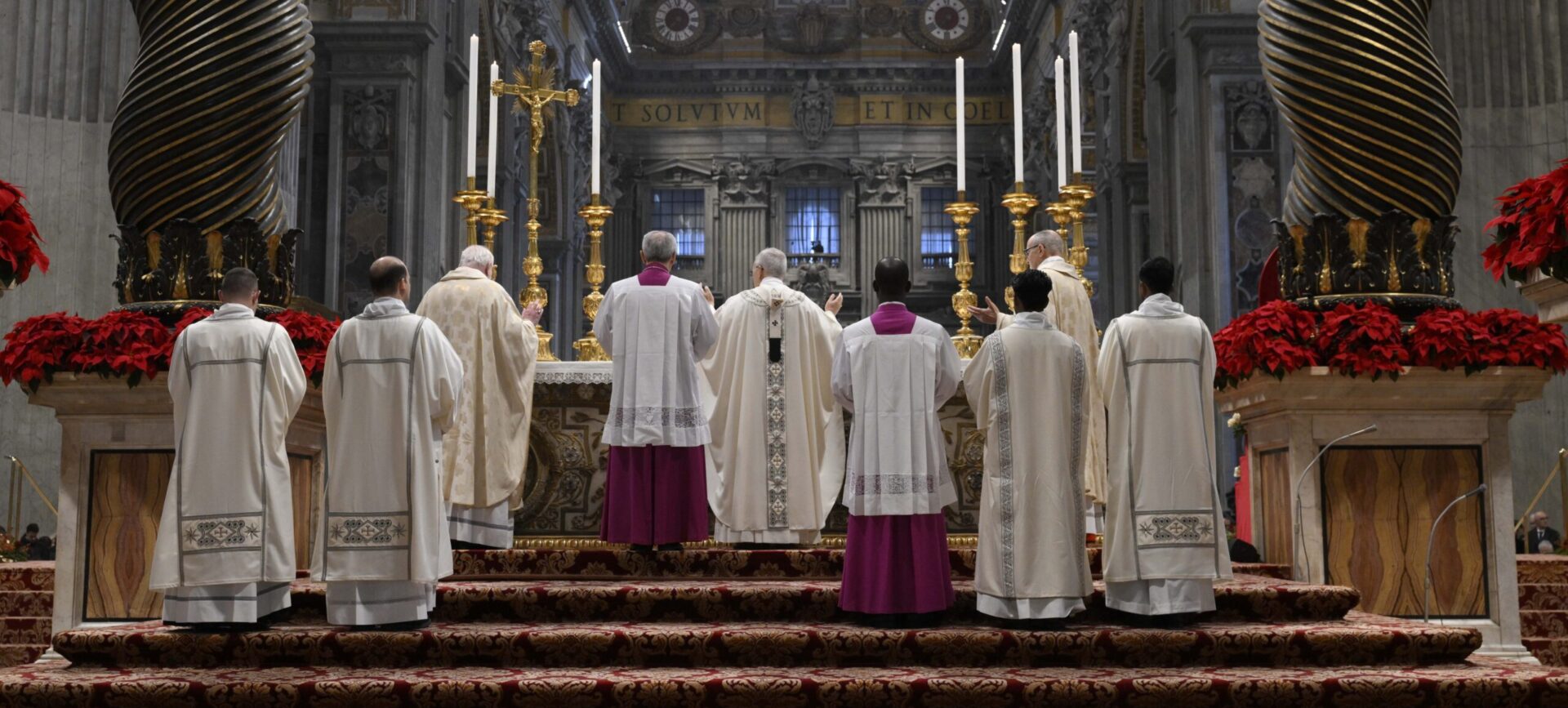 Léon XIV a célébré la messe pour la solennité de Marie Mère de Dieu à la basilique Saint-Pierre, le 1er janvier 2026 | © Vatican Media